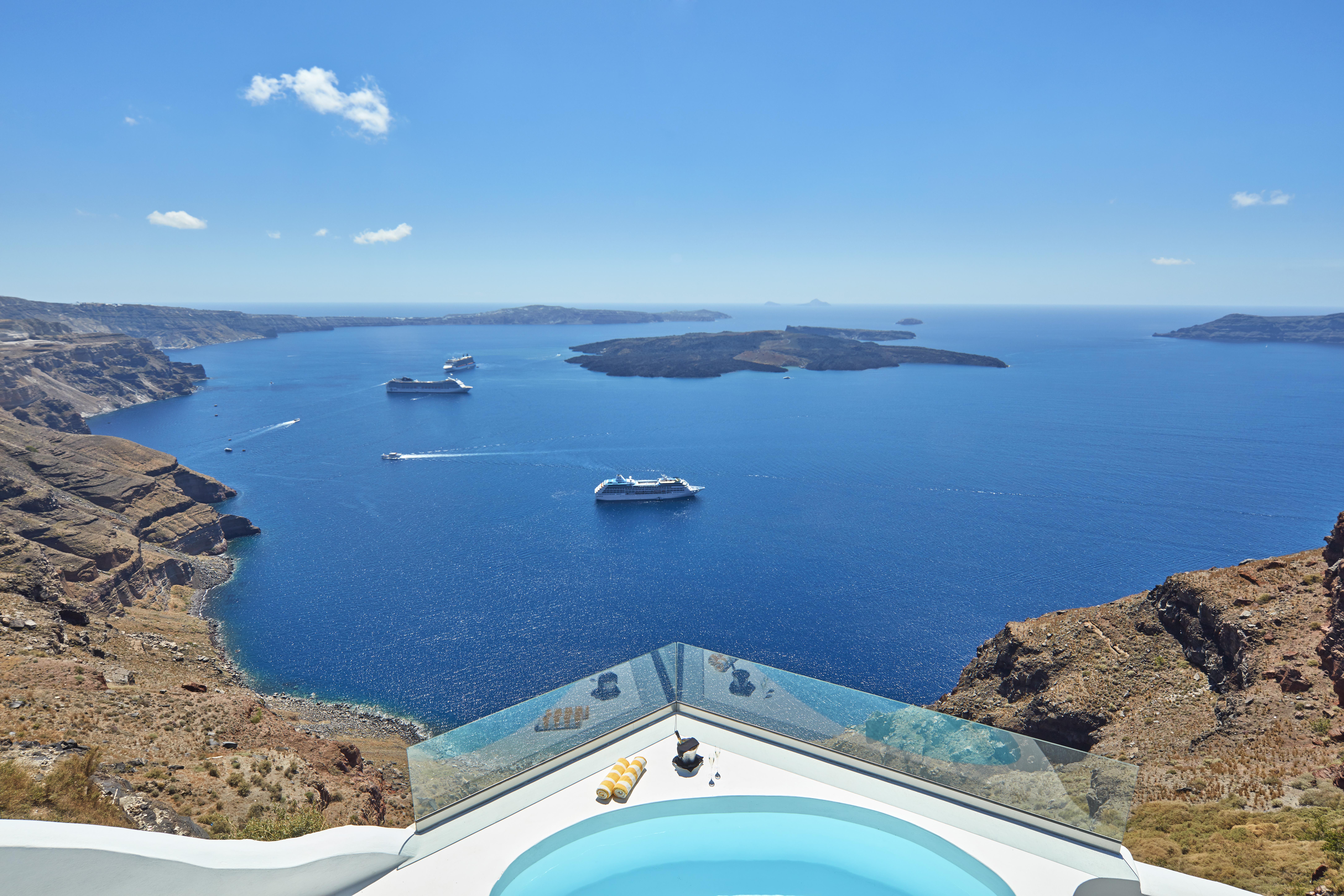 Katikies Chromata Santorini - The Leading Hotels Of The World Имеровигли Экстерьер фото