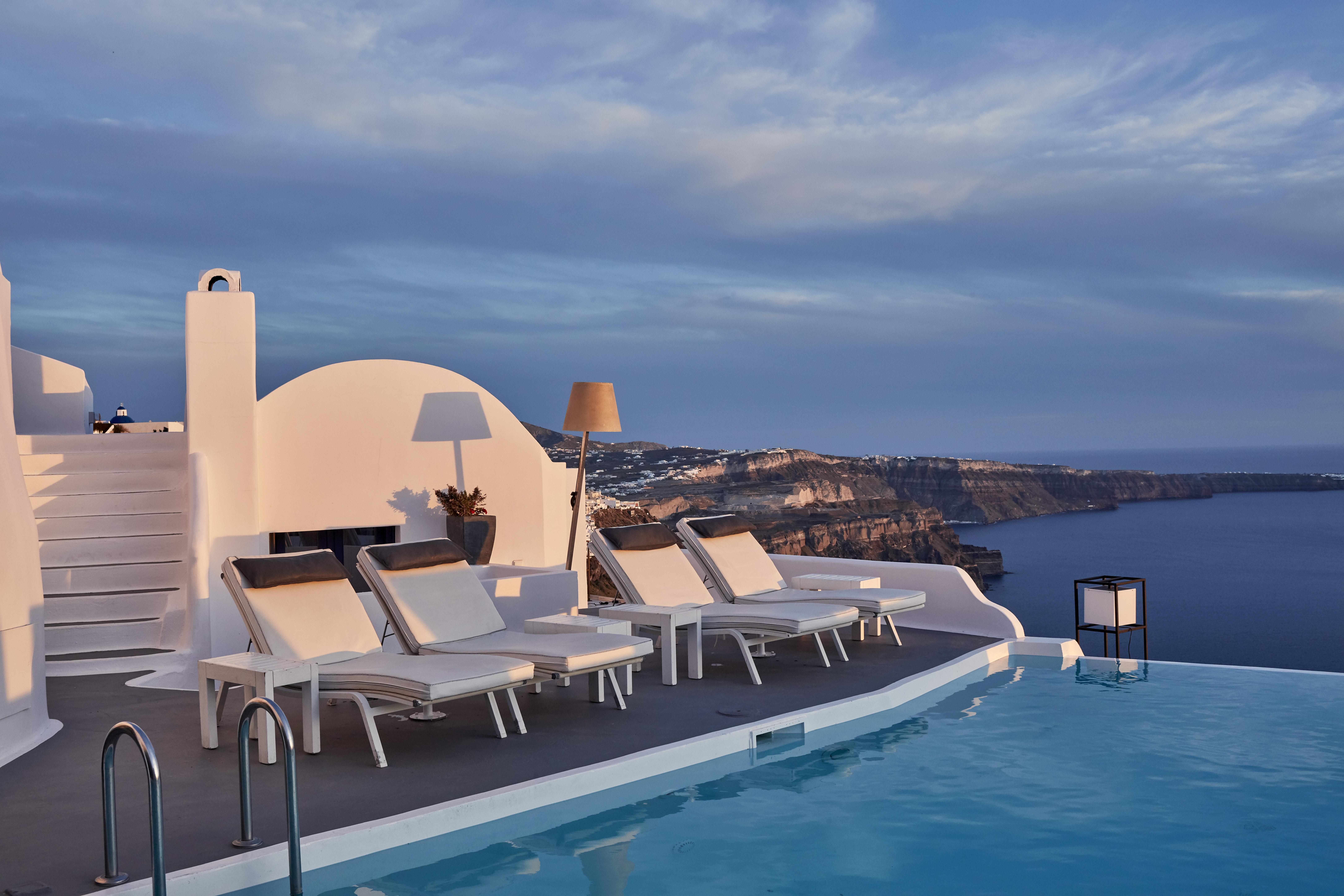 Katikies Chromata Santorini - The Leading Hotels Of The World Имеровигли Экстерьер фото